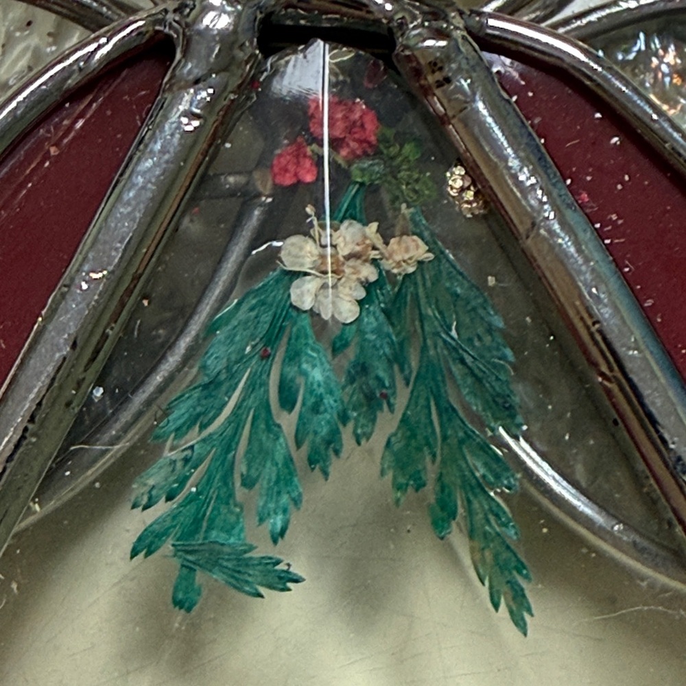 TWO Baby's First Christmas Ornaments one “leaded” glass - Picture 9 of 11